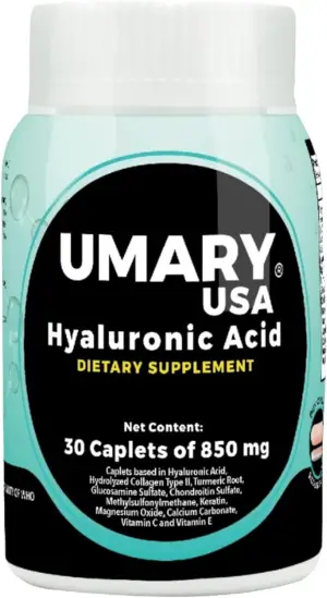 Umary Hyaluronic Acid 30 Caplets 850 mg